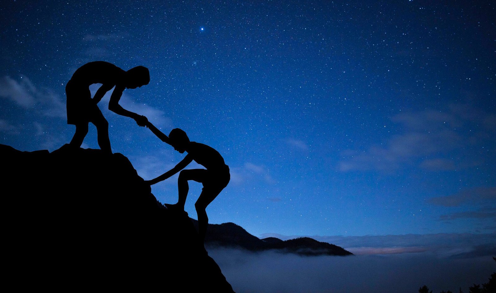 Mentor guiding a person toward personal growth, financial freedom, and greater clarity.