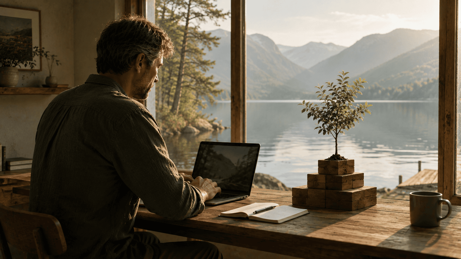 A thoughtful creator building a stable online business system before pursuing rapid growth.